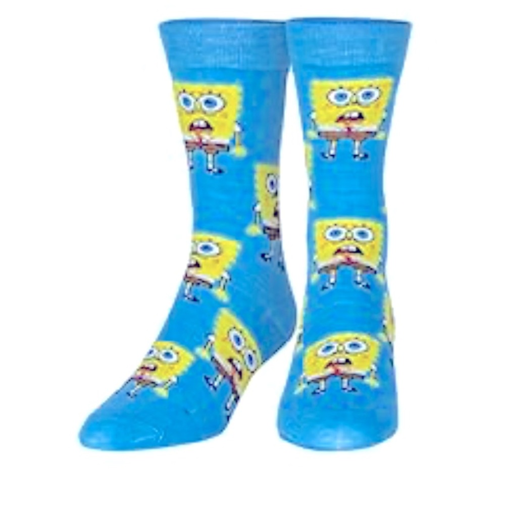 Sponge Bob Unisex  Novelty Socks Fits Men’s Shoe Size 6-12